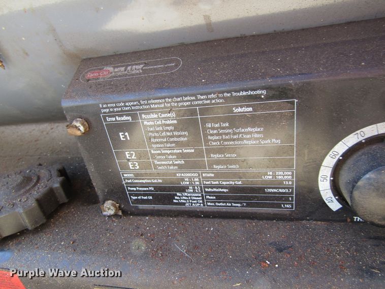 image for item GQ9186 (2) heaters