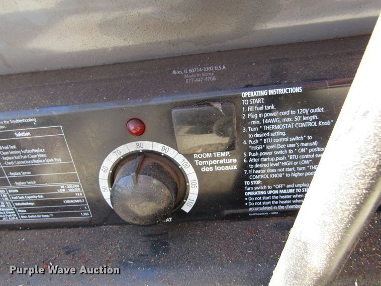 image for item GQ9186 (2) heaters