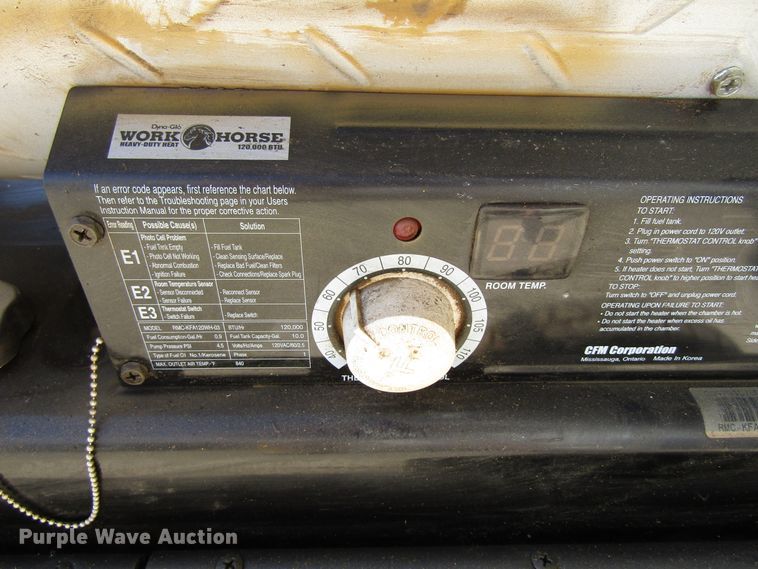 image for item GQ9186 (2) heaters