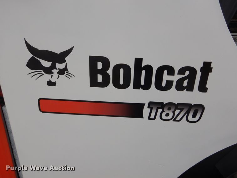 image for item GR9810 2016 Bobcat T870  tracked skid steer loader