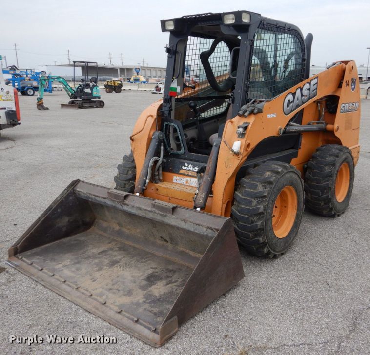image for item GR9828 2012 Case SR220  skid steer loader