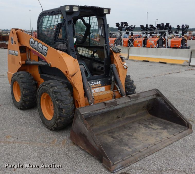 image for item GR9828 2012 Case SR220  skid steer loader