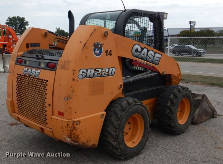 image for item GR9828 2012 Case SR220  skid steer loader