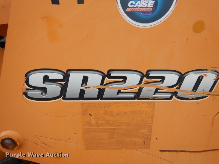 image for item GR9828 2012 Case SR220  skid steer loader