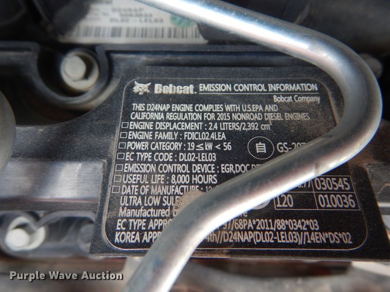 image for item GR9829 2016 Bobcat T595  tracked skid steer loader