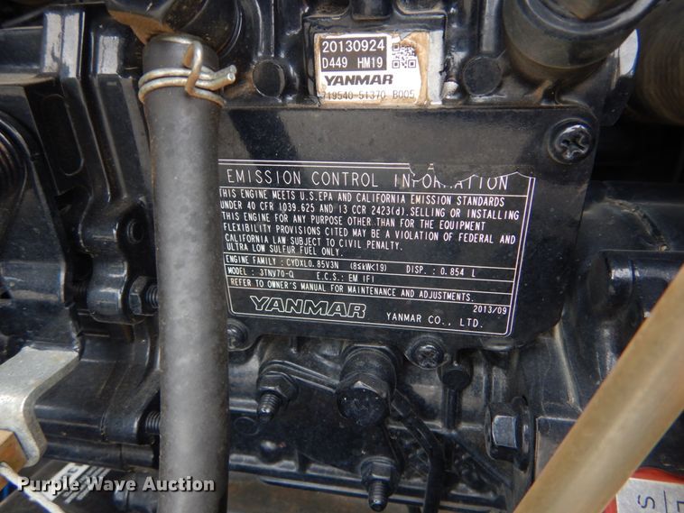 image for item GR9831 2014 IHI 17VX  mini excavator