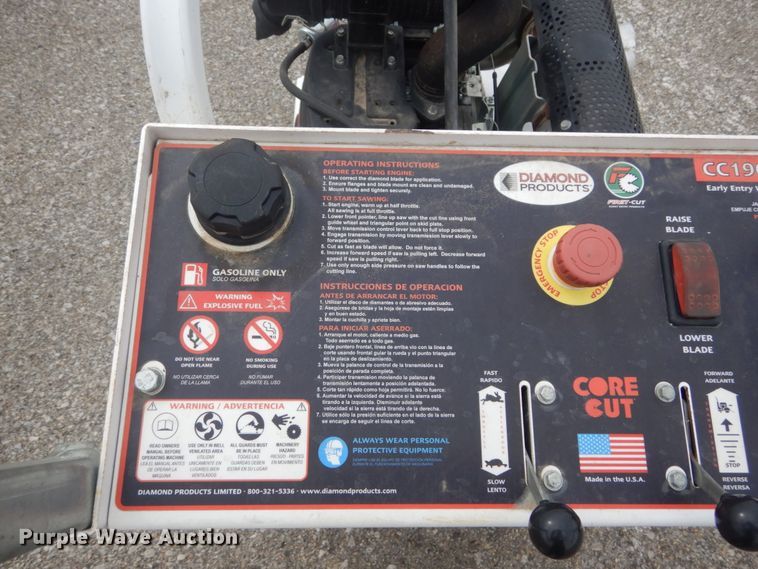 image for item GR9832 Core Cut CC190XL-EE concrete saw