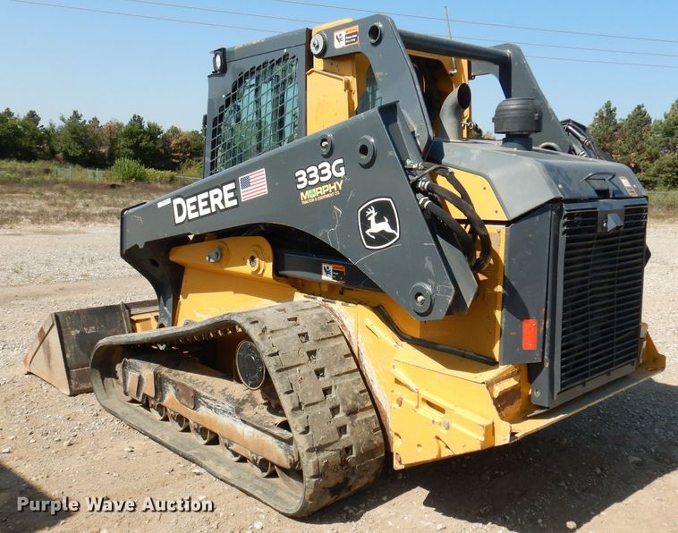 image for item HD9472 2017 John Deere 333G  tracked skid steer loader