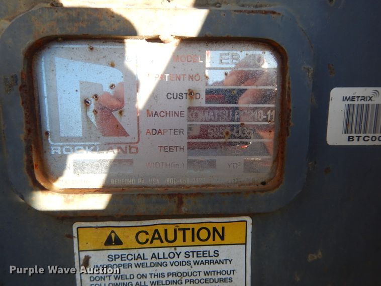 image for item HF9023 Rockland EB40 30"W excavator bucket