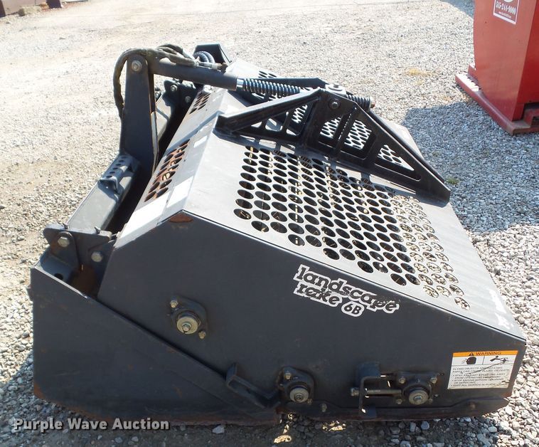 image for item HF9590 Bobcat LR6B skid steer landscape rake