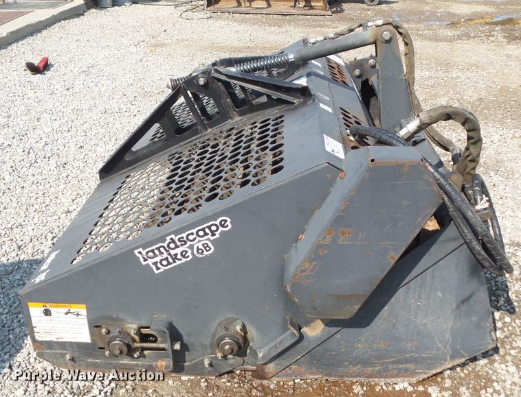 image for item HF9590 Bobcat LR6B skid steer landscape rake