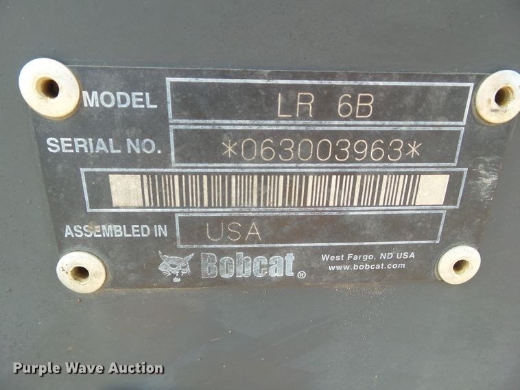 image for item HF9590 Bobcat LR6B skid steer landscape rake