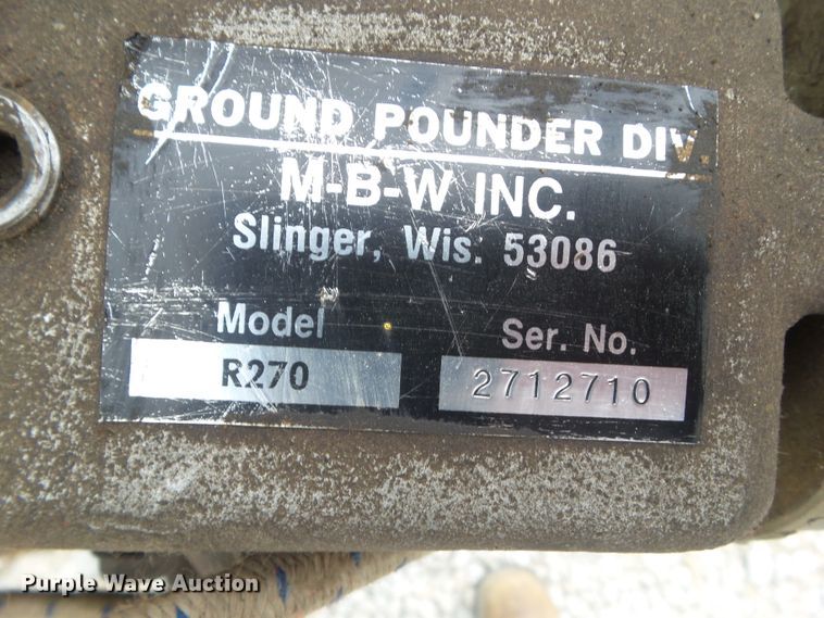 image for item HF9606 MBW R270 plate compactor