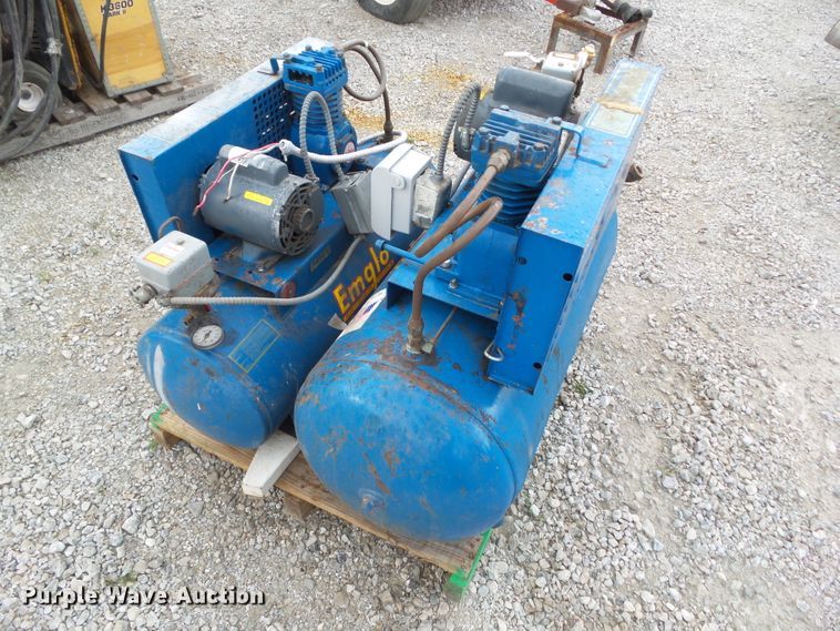 image for item HF9609 (2) Emglo air compressors