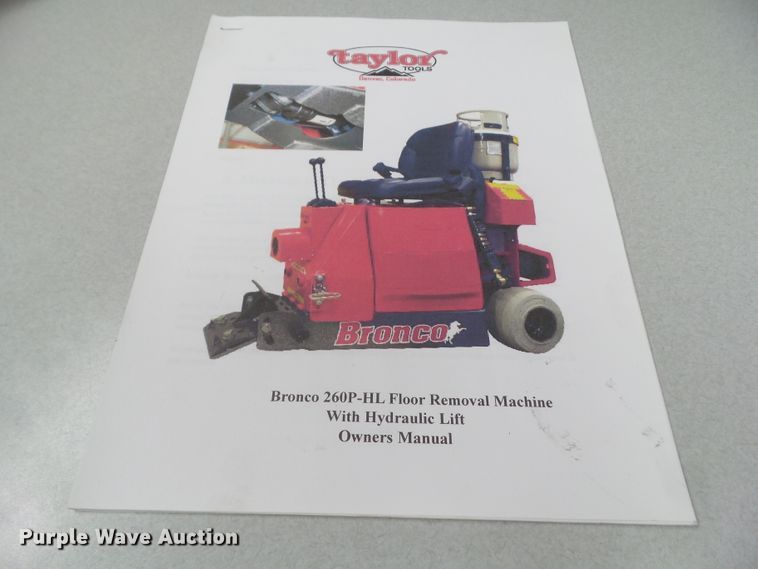 image for item HF9649 Taylor Tool Bronco 260P floor stripper