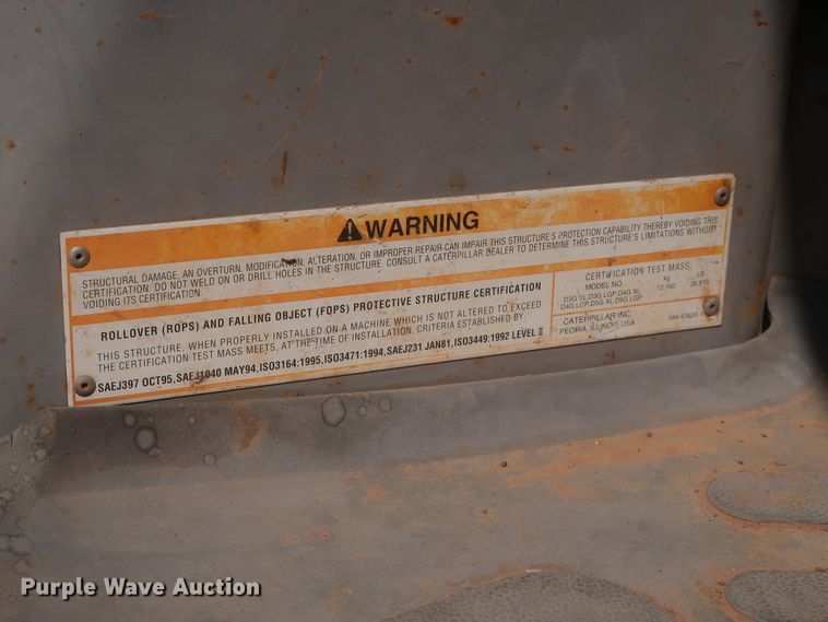 image for item HJ9430 2006 Caterpillar D5G  dozer