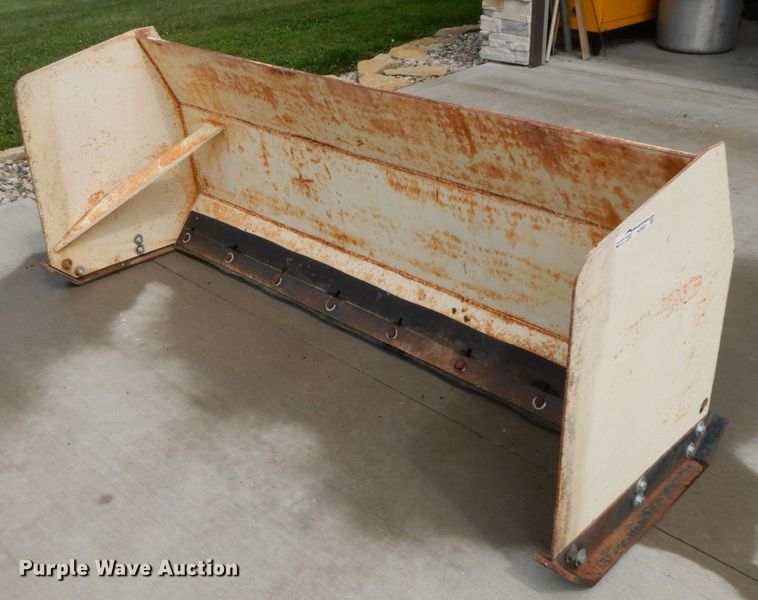 image for item HJ9687 93"W skid steer snow pusher