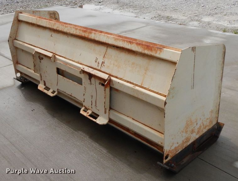 image for item HJ9687 93"W skid steer snow pusher