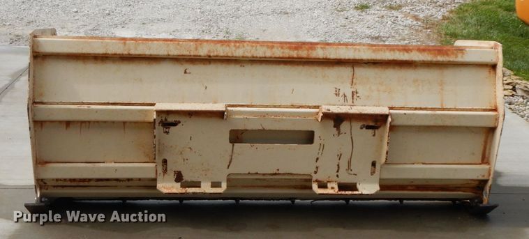 image for item HJ9687 93"W skid steer snow pusher