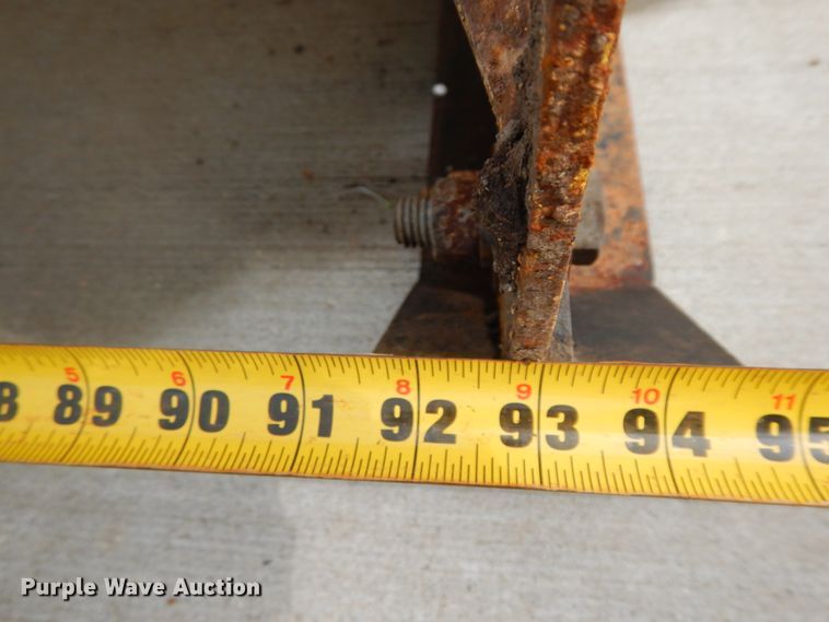 image for item HJ9687 93"W skid steer snow pusher