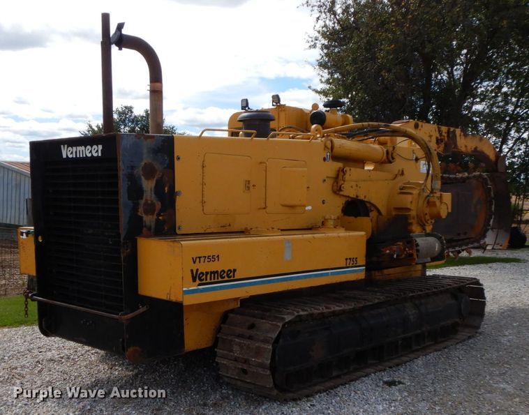 image for item HJ9722 1998 Vermeer T755 Commander  trencher
