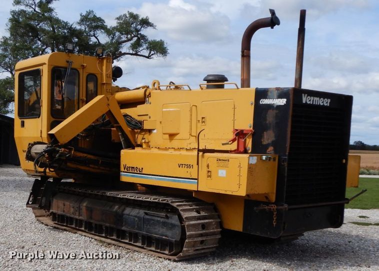 image for item HJ9722 1998 Vermeer T755 Commander  trencher