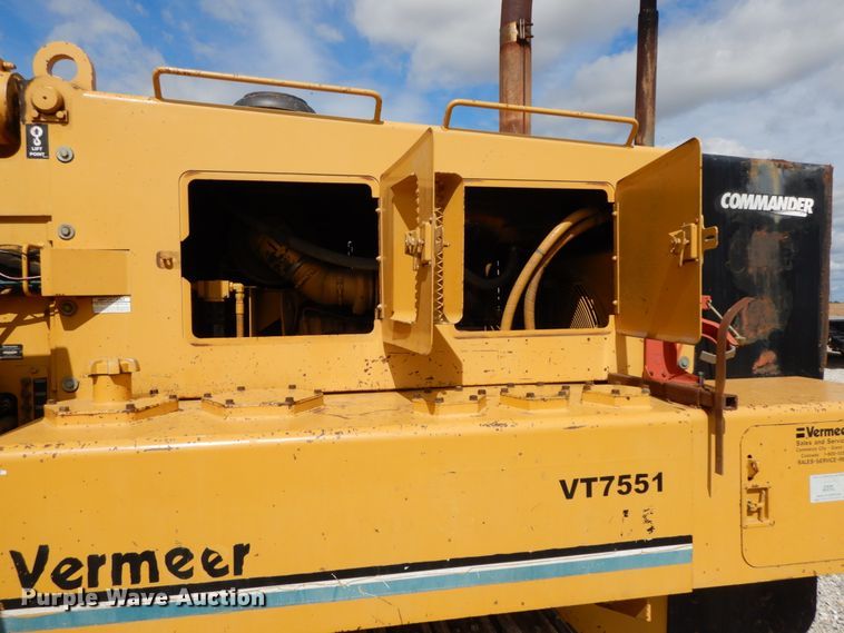 image for item HJ9722 1998 Vermeer T755 Commander  trencher