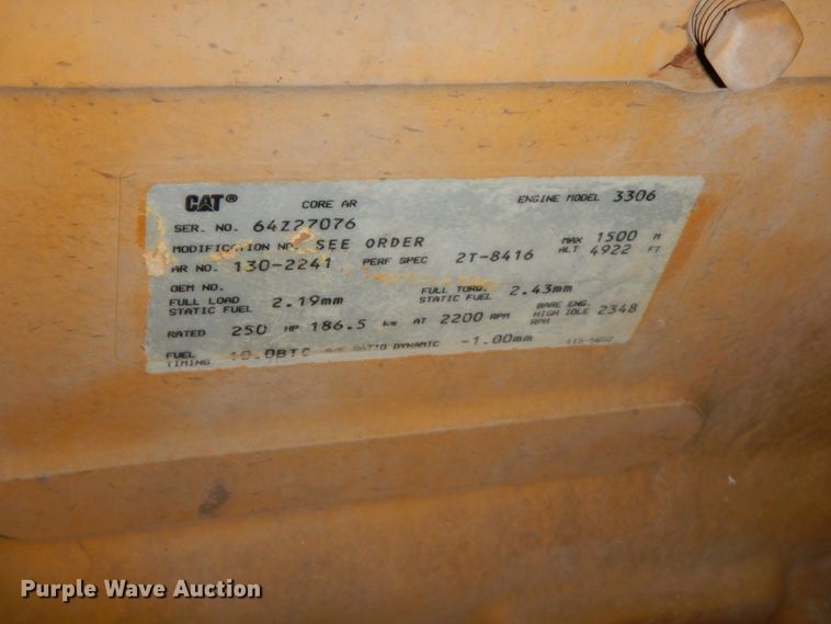 image for item HJ9722 1998 Vermeer T755 Commander  trencher