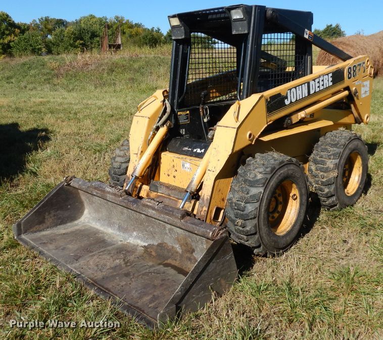 image for item HN9304 John Deere 8875  skid steer loader