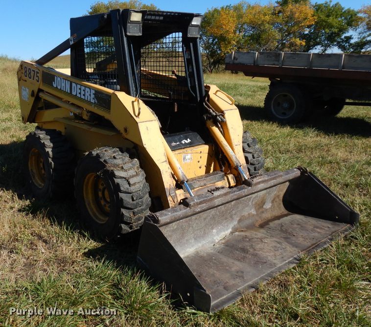 image for item HN9304 John Deere 8875  skid steer loader