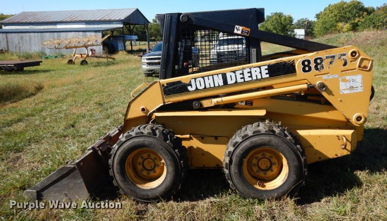 image for item HN9304 John Deere 8875  skid steer loader