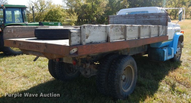 image for item HN9305 1983 Chevrolet C60  flat dump bed truck