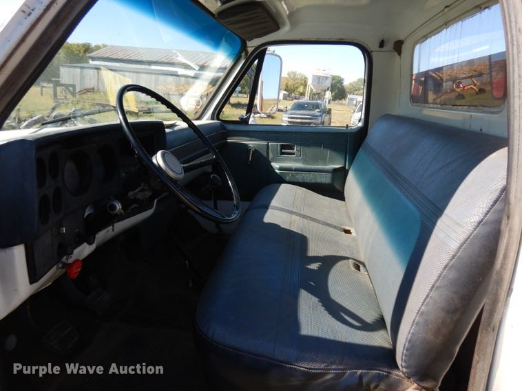 image for item HN9305 1983 Chevrolet C60  flat dump bed truck