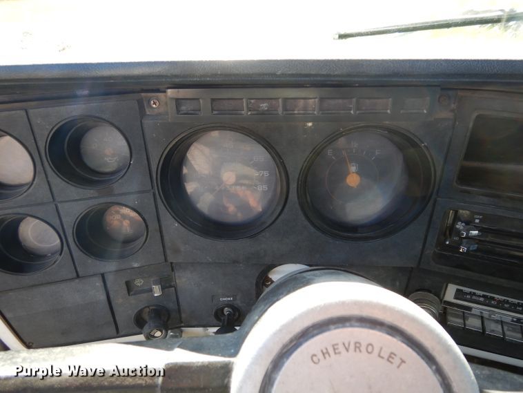 image for item HN9305 1983 Chevrolet C60  flat dump bed truck