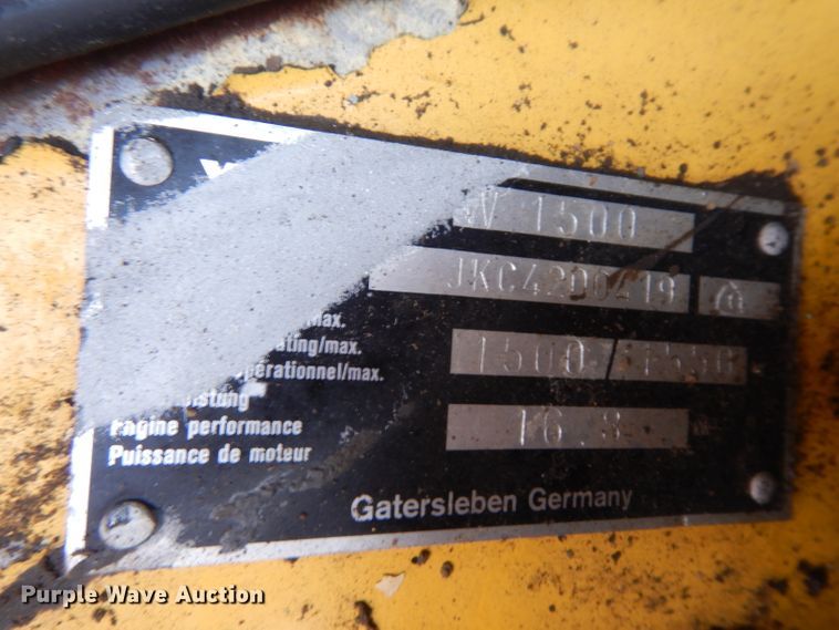 image for item HV9802 Vibromax W1500  vibratory trench compactor