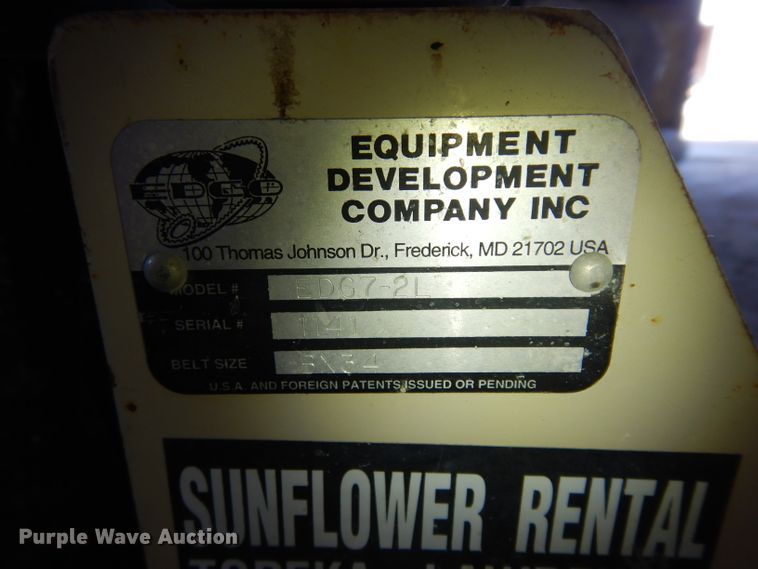 image for item HY9700 Edco concrete grinder