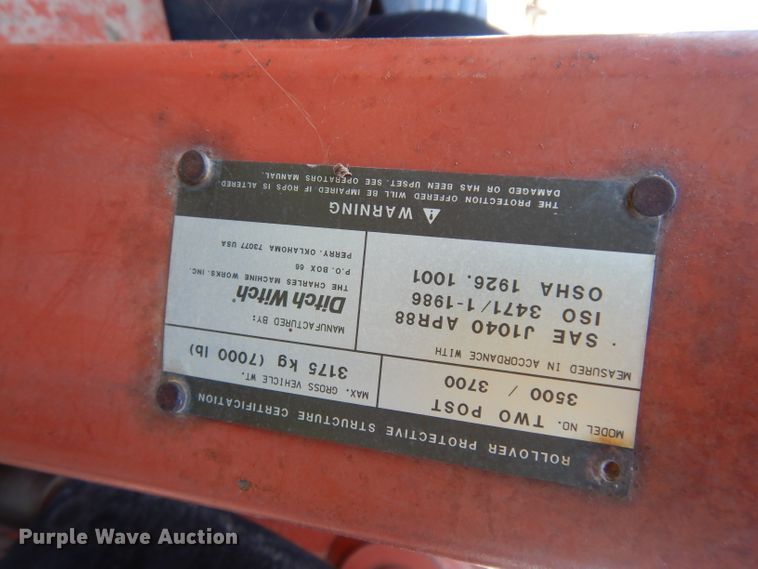 image for item HY9706 2003 Ditch Witch 3700DD  trencher