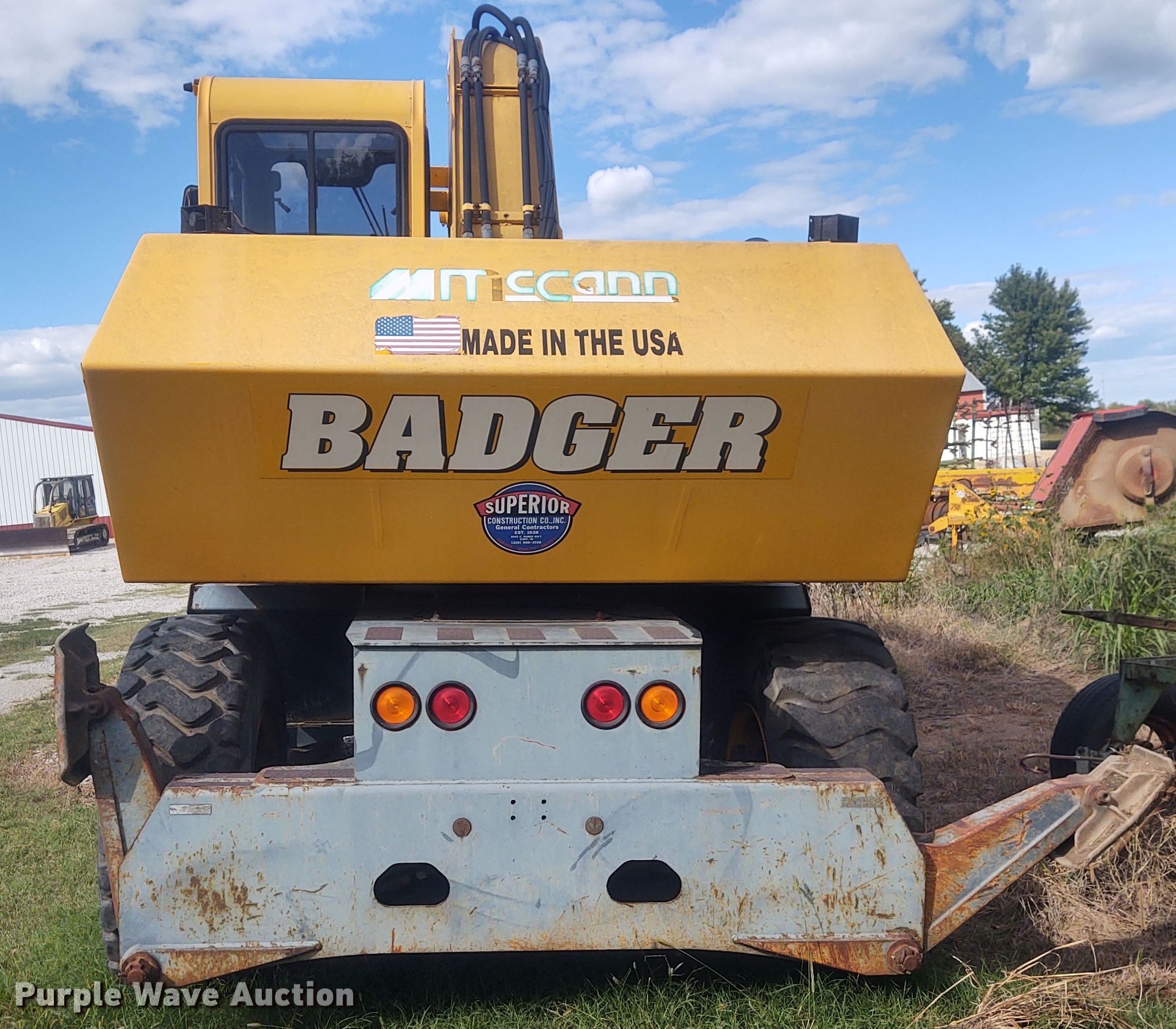 Badger 1085D wheeled excavator in Winfield, KS | Item EQ9445 sold