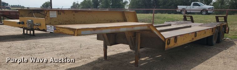 image for item DD0321 1982 Tech Steel equipment trailer