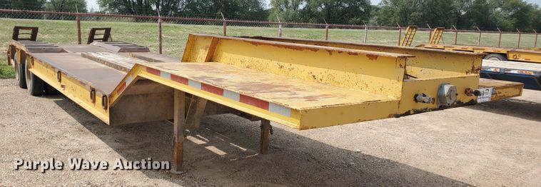 image for item DD0321 1982 Tech Steel equipment trailer