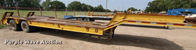image for item DD0321 1982 Tech Steel equipment trailer