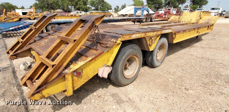 image for item DD0321 1982 Tech Steel equipment trailer