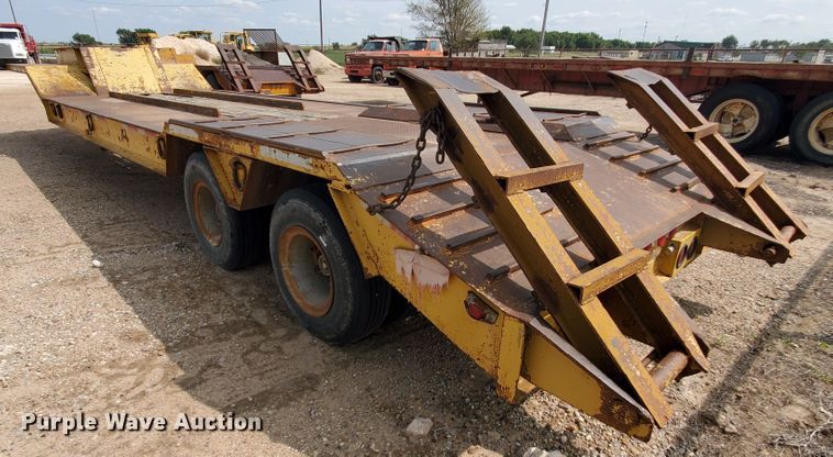 image for item DD0321 1982 Tech Steel equipment trailer
