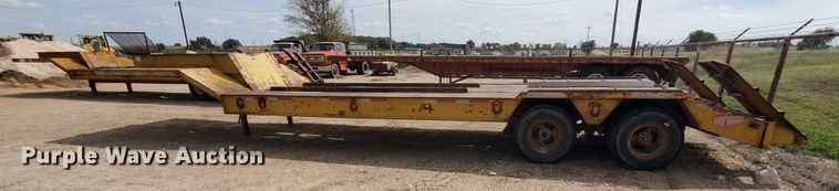 image for item DD0321 1982 Tech Steel equipment trailer