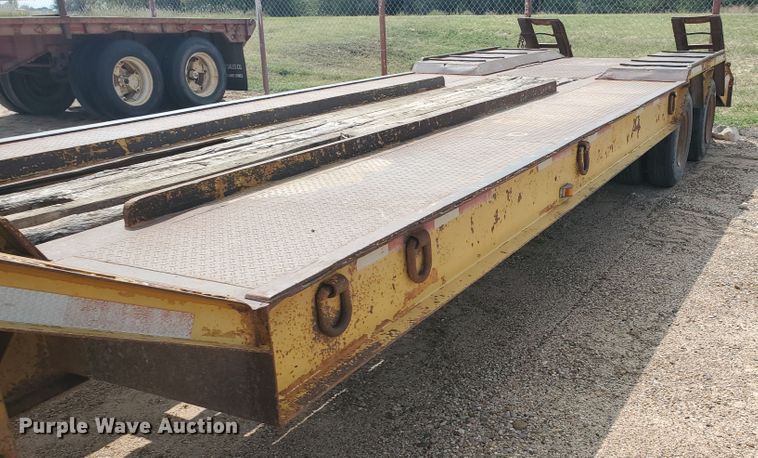 image for item DD0321 1982 Tech Steel equipment trailer