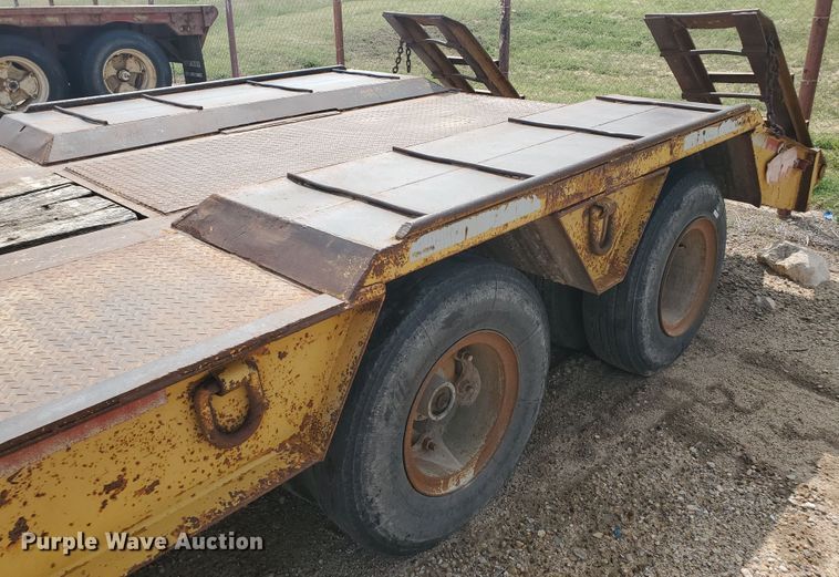 image for item DD0321 1982 Tech Steel equipment trailer