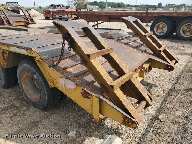 image for item DD0321 1982 Tech Steel equipment trailer