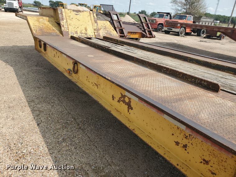 image for item DD0321 1982 Tech Steel equipment trailer