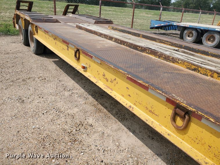 image for item DD0321 1982 Tech Steel equipment trailer