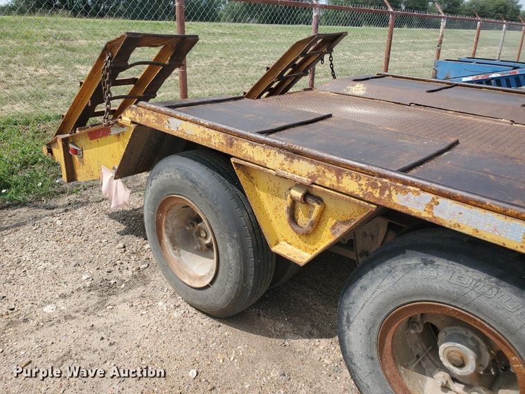 image for item DD0321 1982 Tech Steel equipment trailer